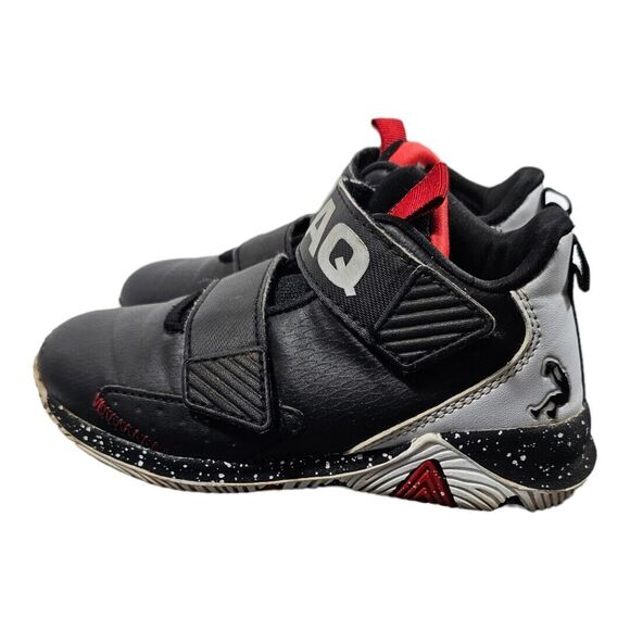 SHAQ Kids Basketball Shoes Size 12 Slip On With Latch Hook Straps Used Condition - Picture 4 of 8